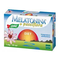 Melatonina Diet+Passiflora Integratore Contro Insonnia 30 Compresse