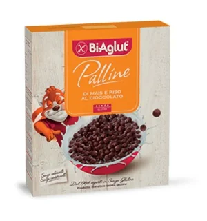 Bi Aglut Senza Glutine Palline Cioccolato 275 g Ideali per Colazione