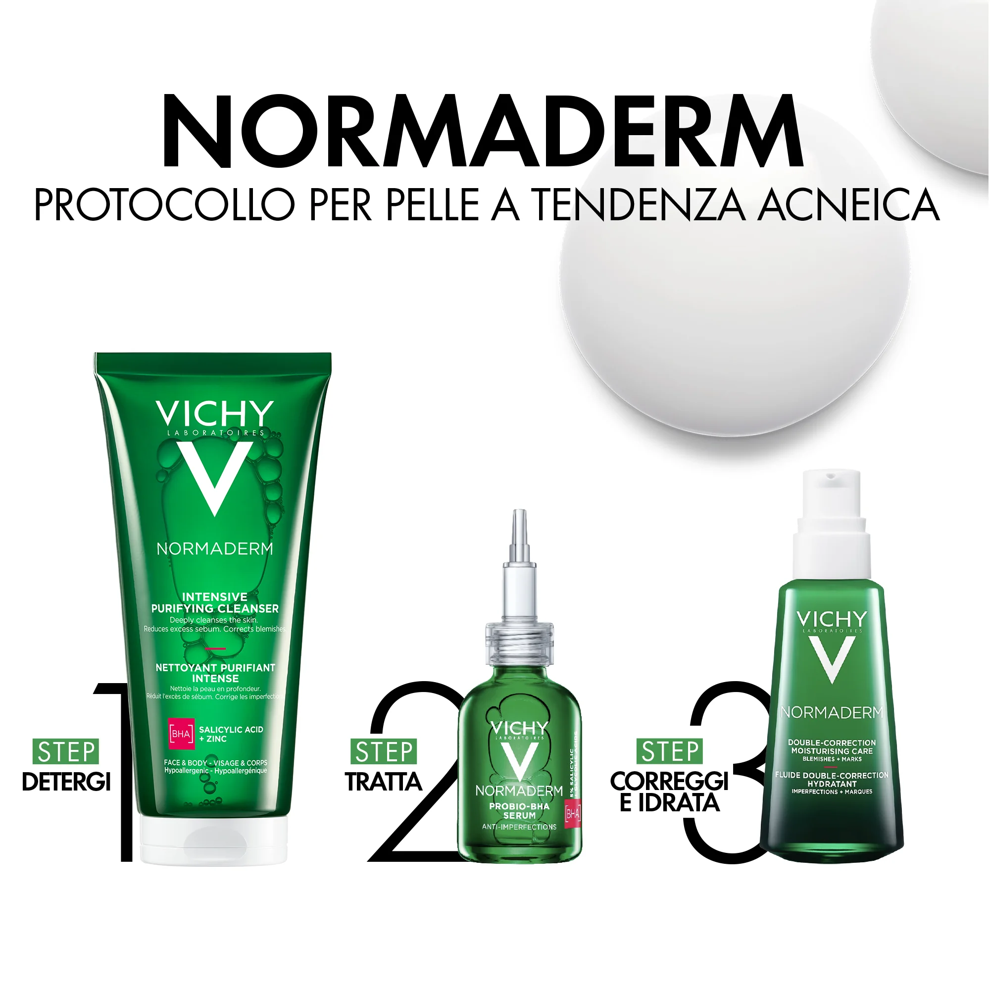 Vichy Normaderm Phytosolution Trattamento Anti-Imperfezioni 50 ml Trattamento idratante con doppia azione
