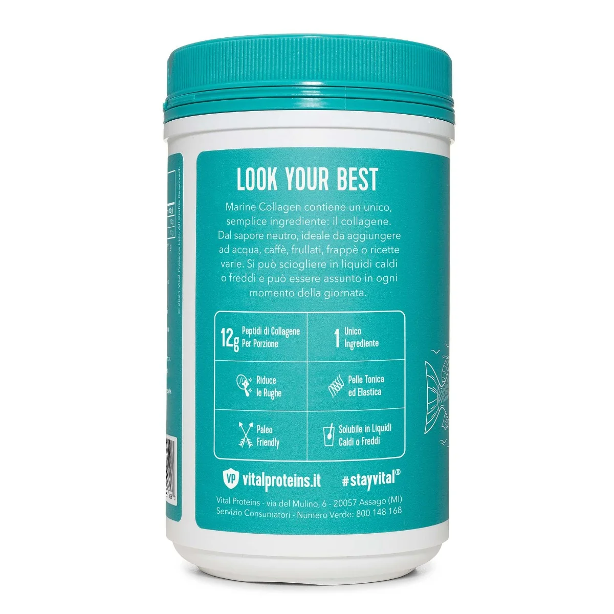 Vital Proteins Marine Collagen 221 g Integratore per la Pelle