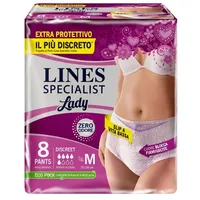 Lines Specialist Lady Pants Discreet M Farma 8 Pezzi