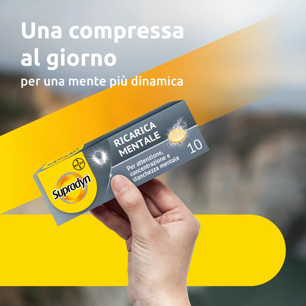 Supradyn Ricarica Mentale 10 Compresse Memoria e Concentrazione