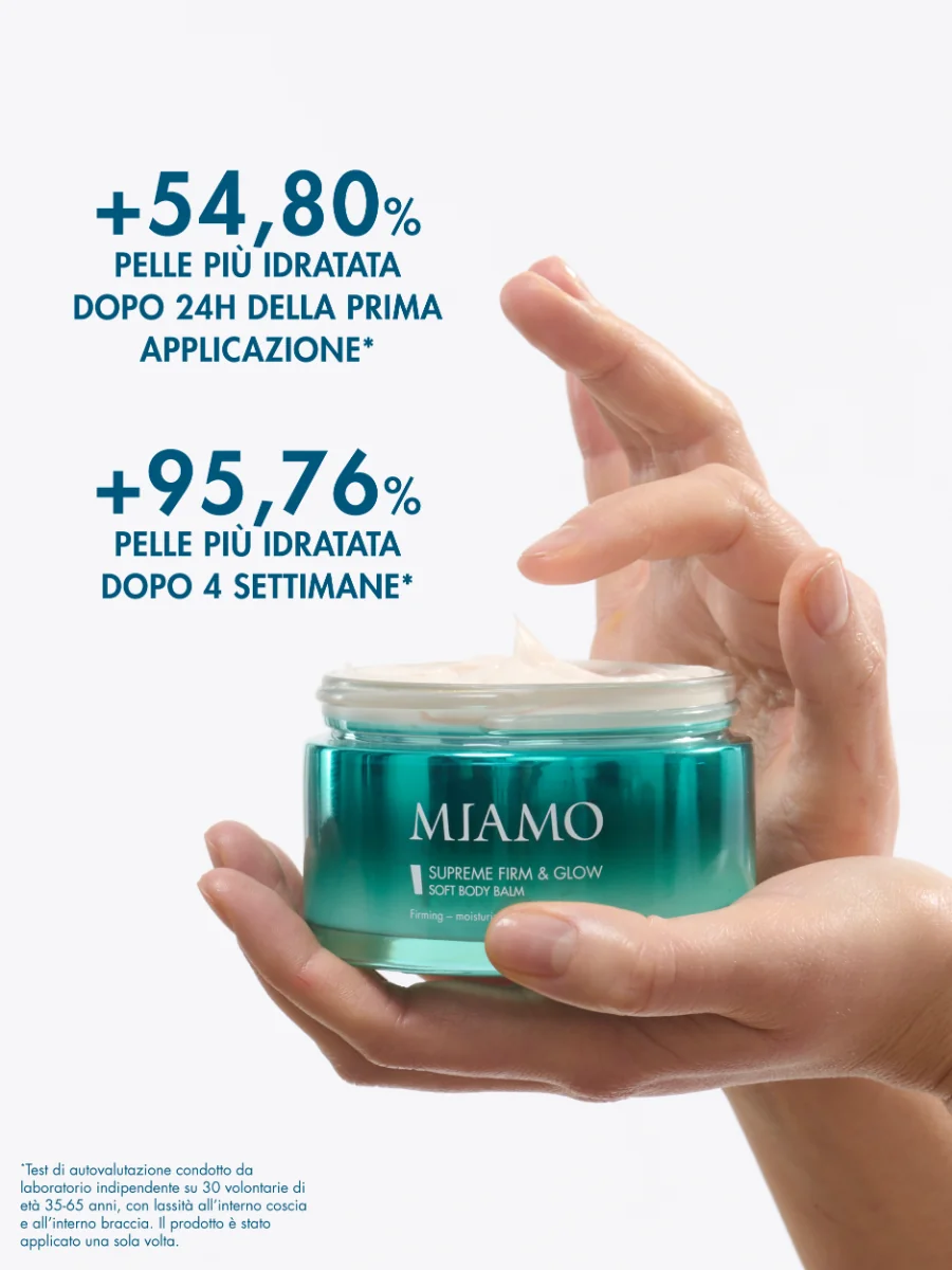 Miamo Body Renew Supreme Firm&Glow Soft Body Balm 200 ml Idratante Rassodante e Illuminante
