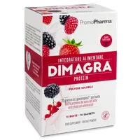 PromoPharma Dimagra Protein Red Fruit 10 Bustine