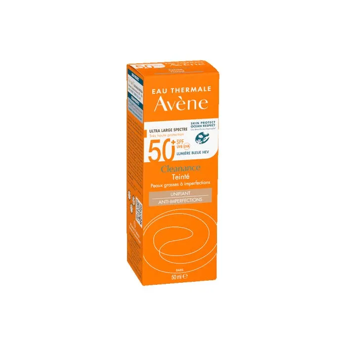 Avene Sol Cleanance Spf50+ Colorato Nuova Formula 50 ml Protezione Solare