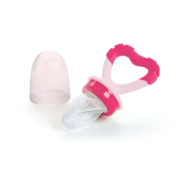 Nuvita Flavorillo Yum & Gum Mangiafrutta E Massaggia Gengive Rosa 6 Mesi+