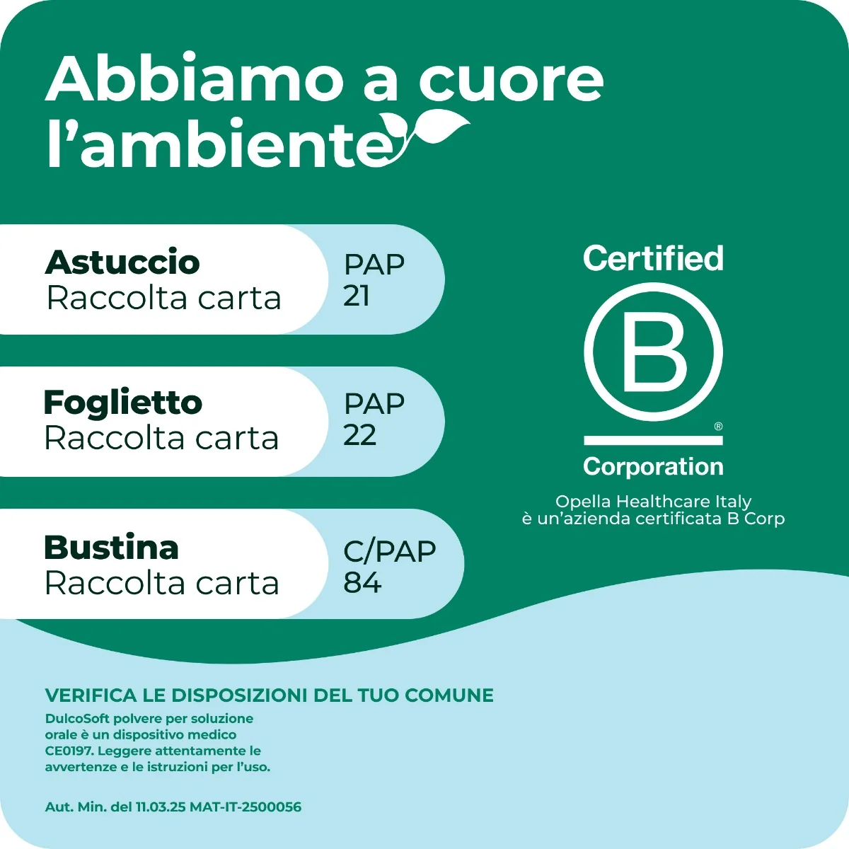 Dulcosoft 20 Bustine Lassativo Delicato