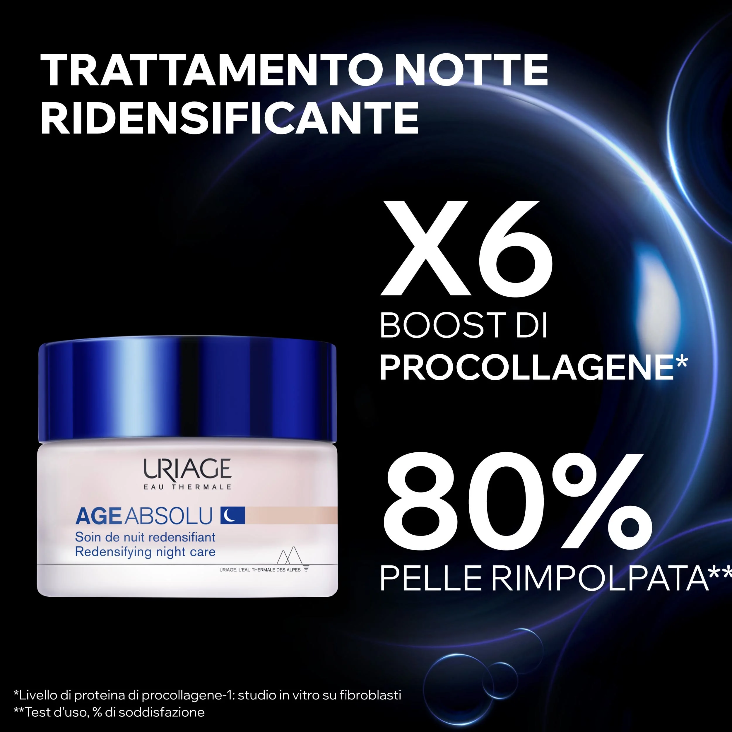 Age Absolu Crema Notte Rigenerante Viso 50 ml Adatta a Pelli Sensibili