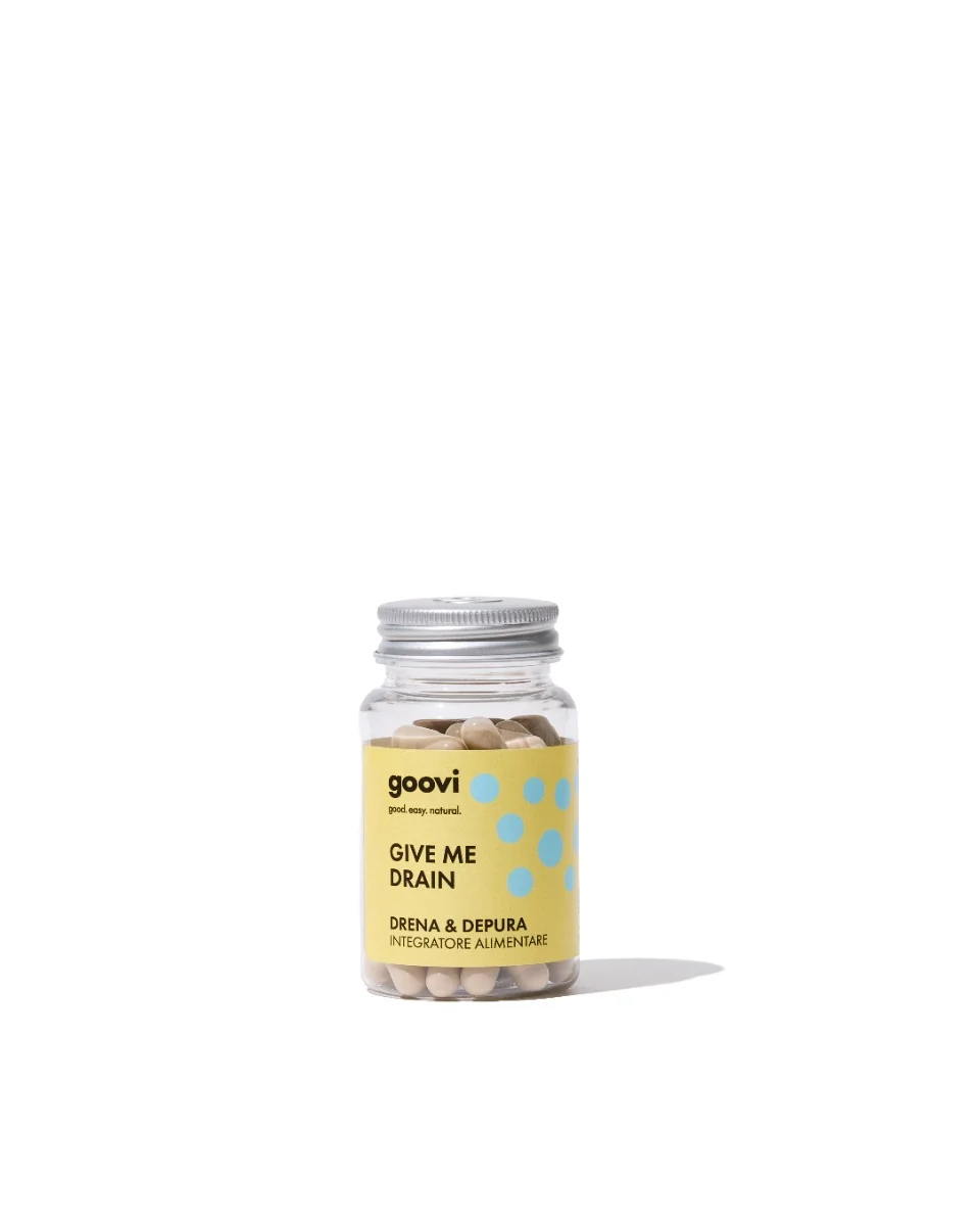 Goovi Give Me Drain 60 Capsule Vegetali Benessere del Microcircolo