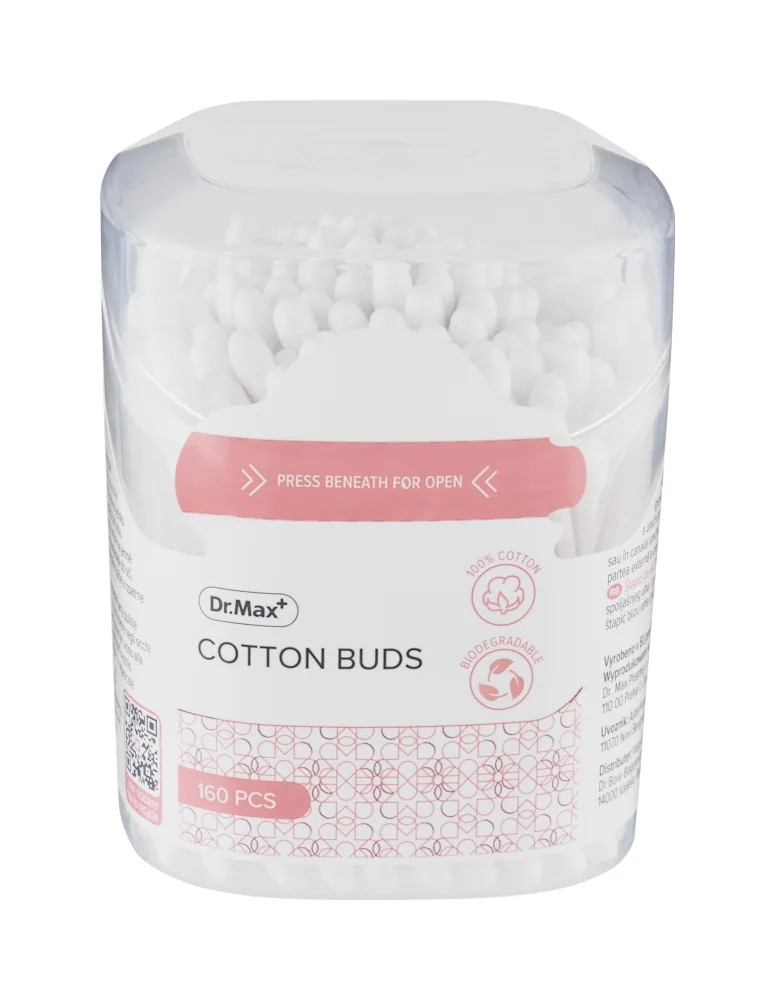 Dr. Max Beauty Cotton Fiock 160 Pezzi Igiene Personale