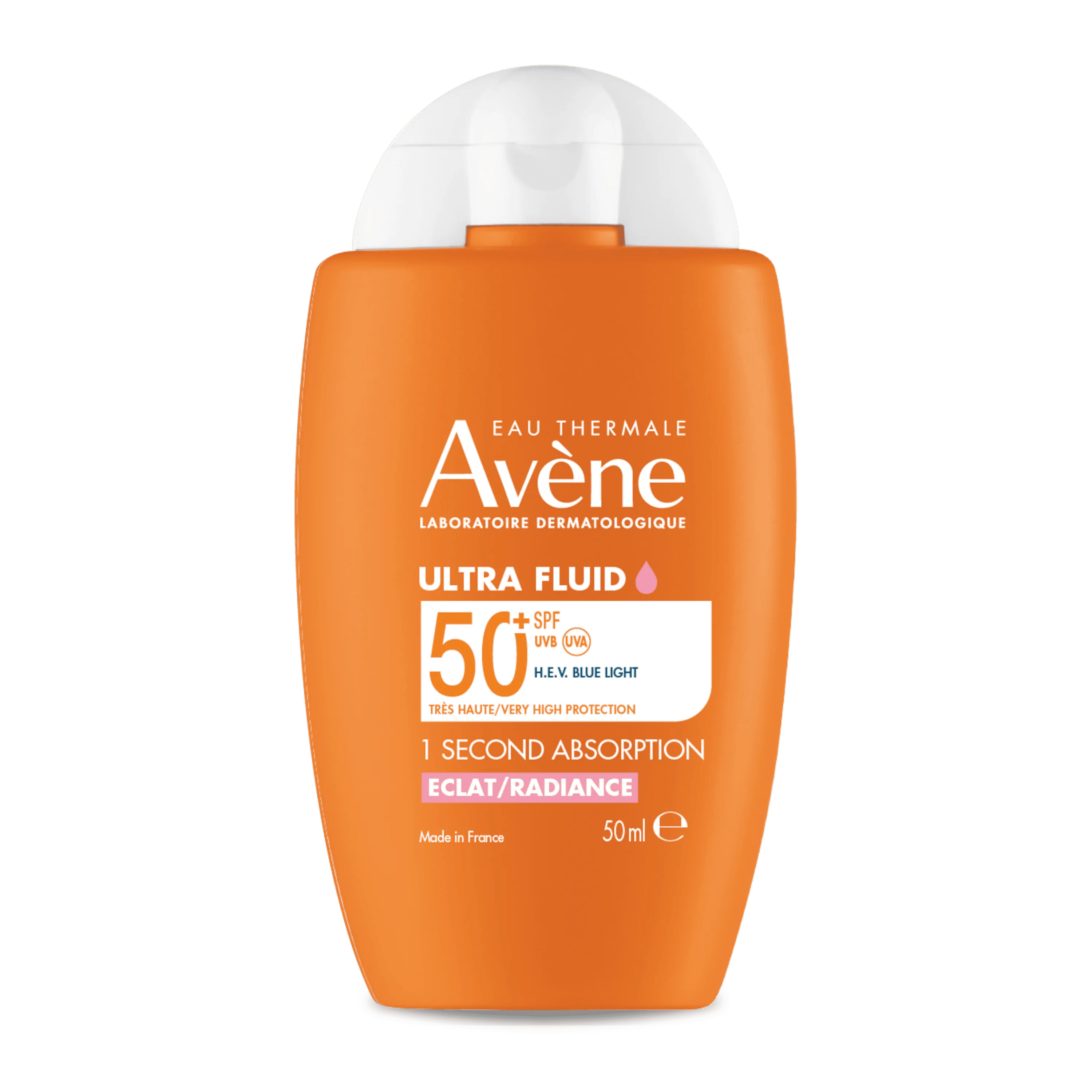Avene Solare Ultra Fluid Luminosità SPF50+ 50 ml Pelle Sensibile