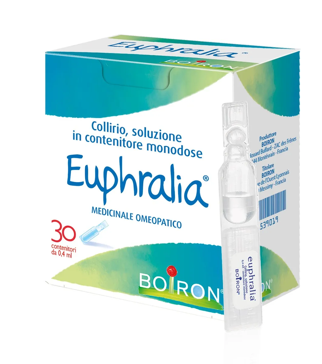 Boiron Euphralia Collirio 30 Contenitori Monodose 4 ml – Collirio Omeopatico