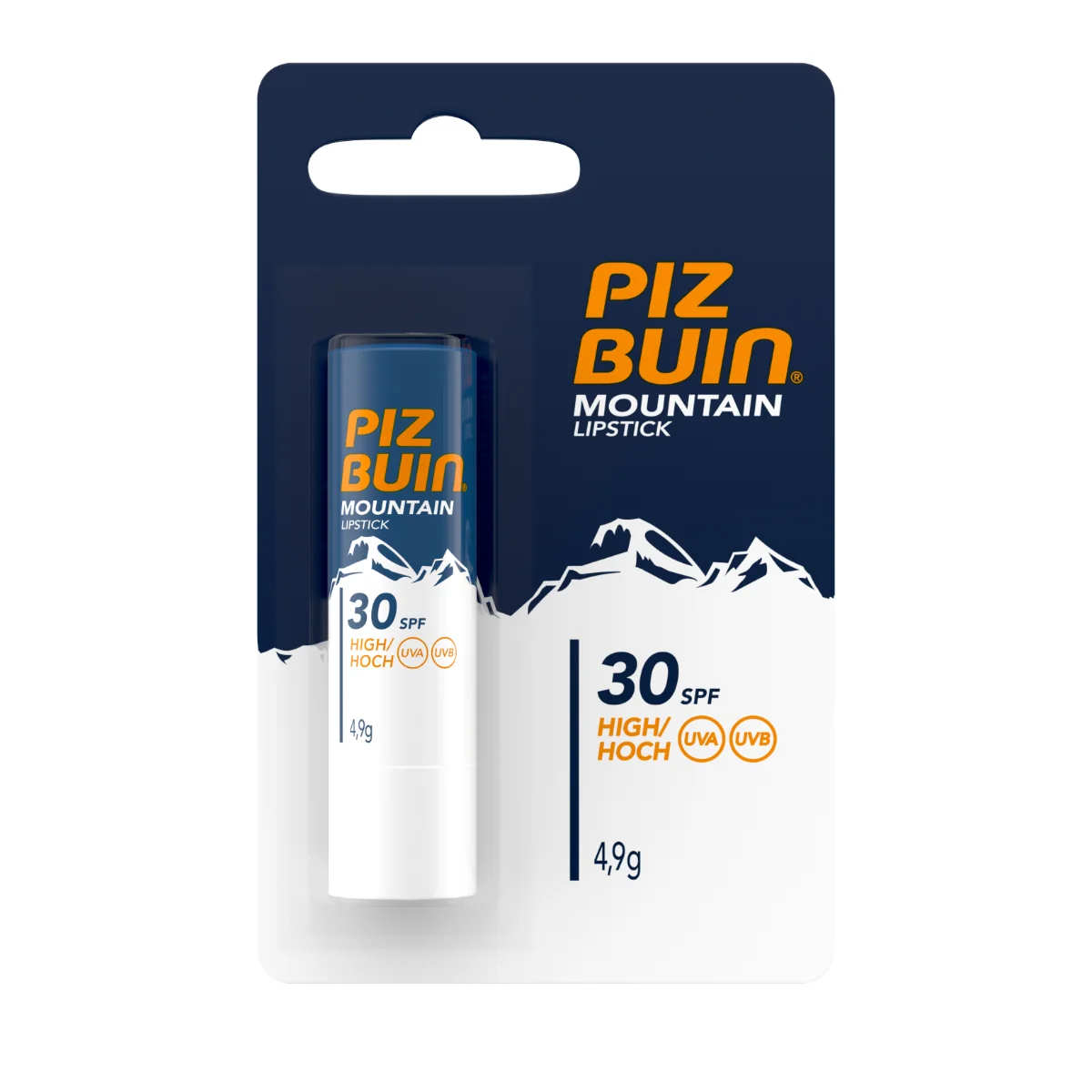 Piz Buin Mountain Stick Labbra SPF 30 4.9 g Filtro solare UVA/UVB