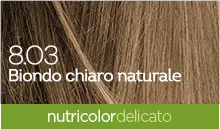 Biokap Nutricolor Del 8.03 Biondo Chiaro Naturale Tinta Bio per Capelli