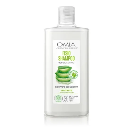 Omia Shampoo Bio Idratante Aloe Vera Del Salento 200 ml Capelli Normali