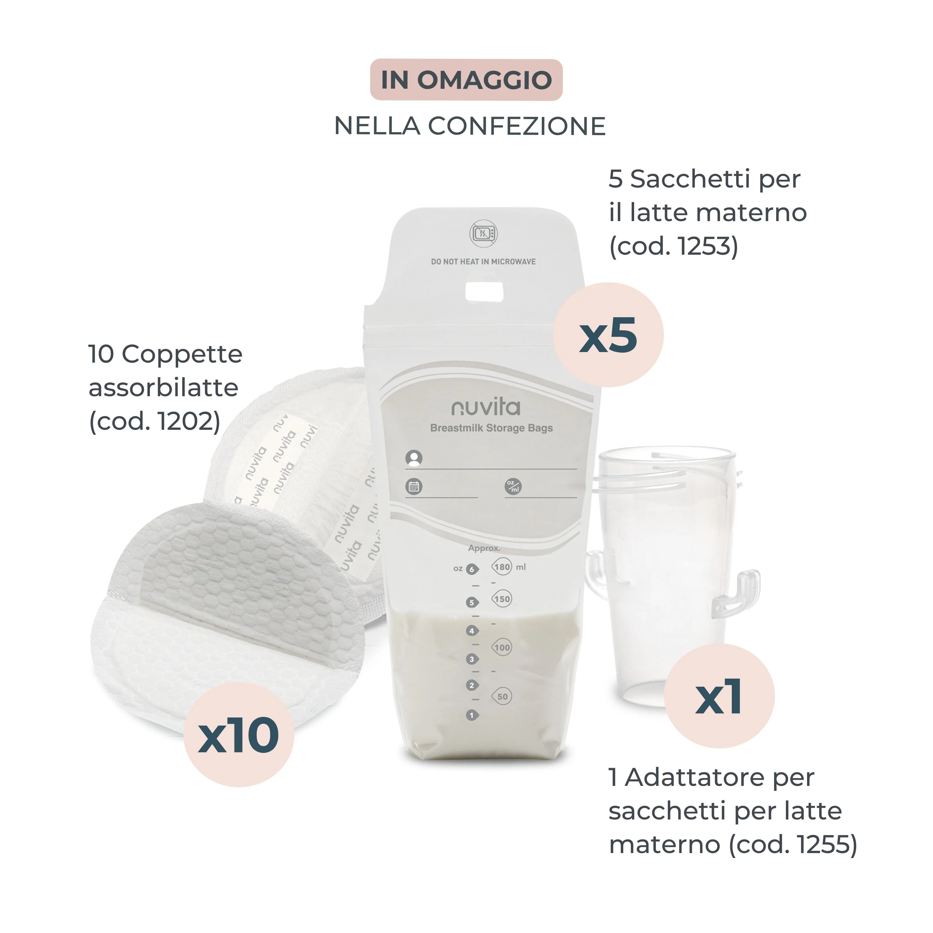Nuvita Materno Smart Tiralatte Elettrico Sage Green