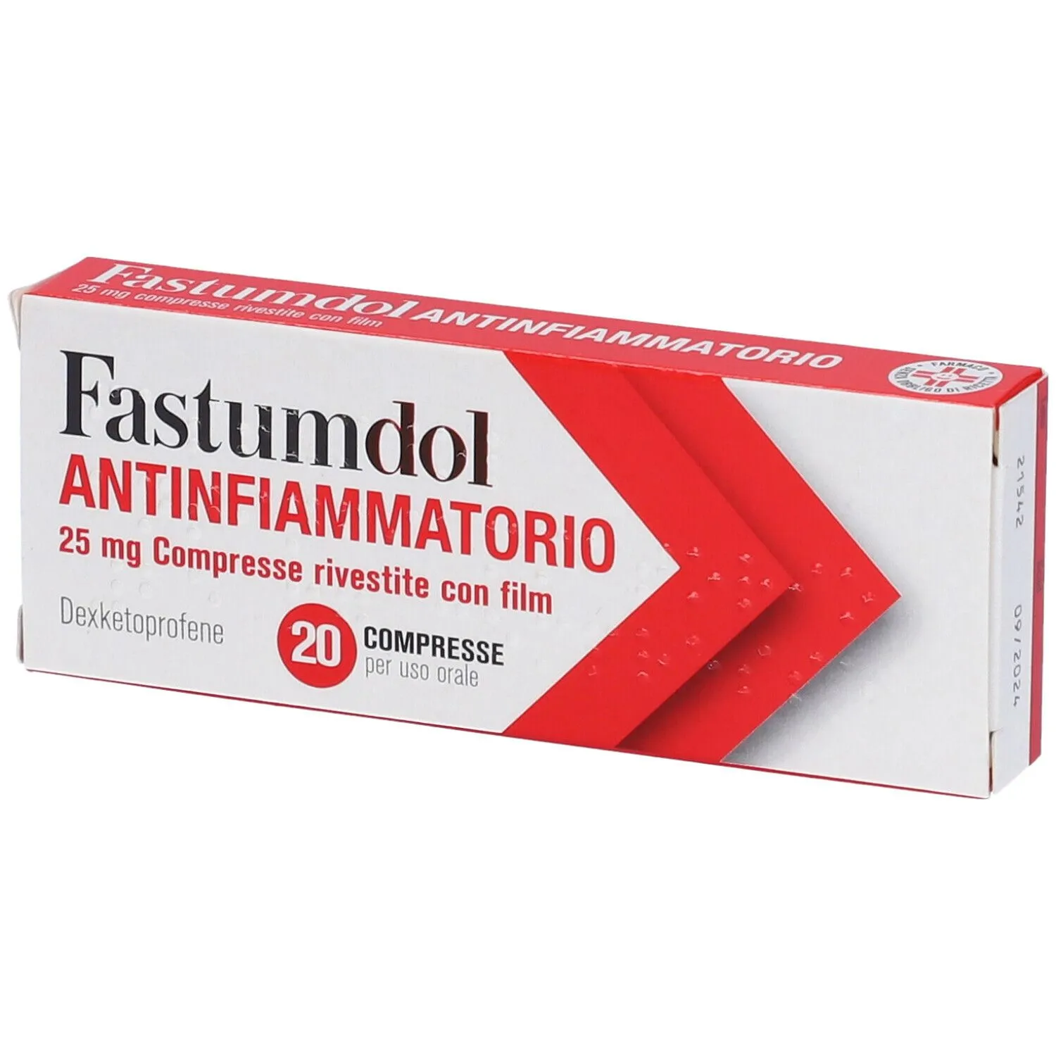 Fastumdol Antinfiammatorio 25 mg 20 Compresse
