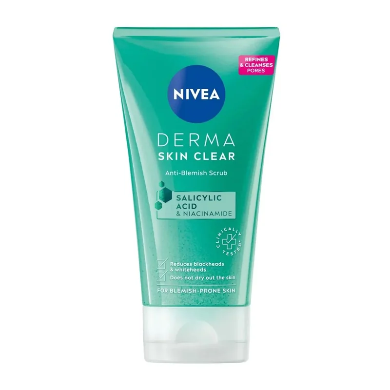 Nivea Derma Skin Scrub 150 ml Per pelli soggette a imperfezioni