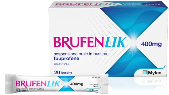 Brufenlik 400 mg 20 Bustine Ibuprofene