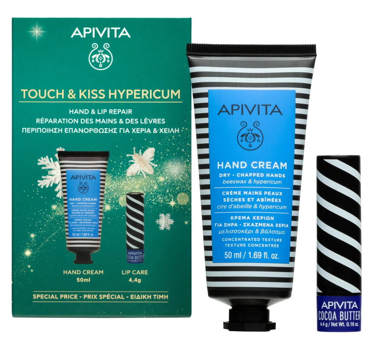 Apivita Pro Xm Hand Hypericum&Lip Cocoa