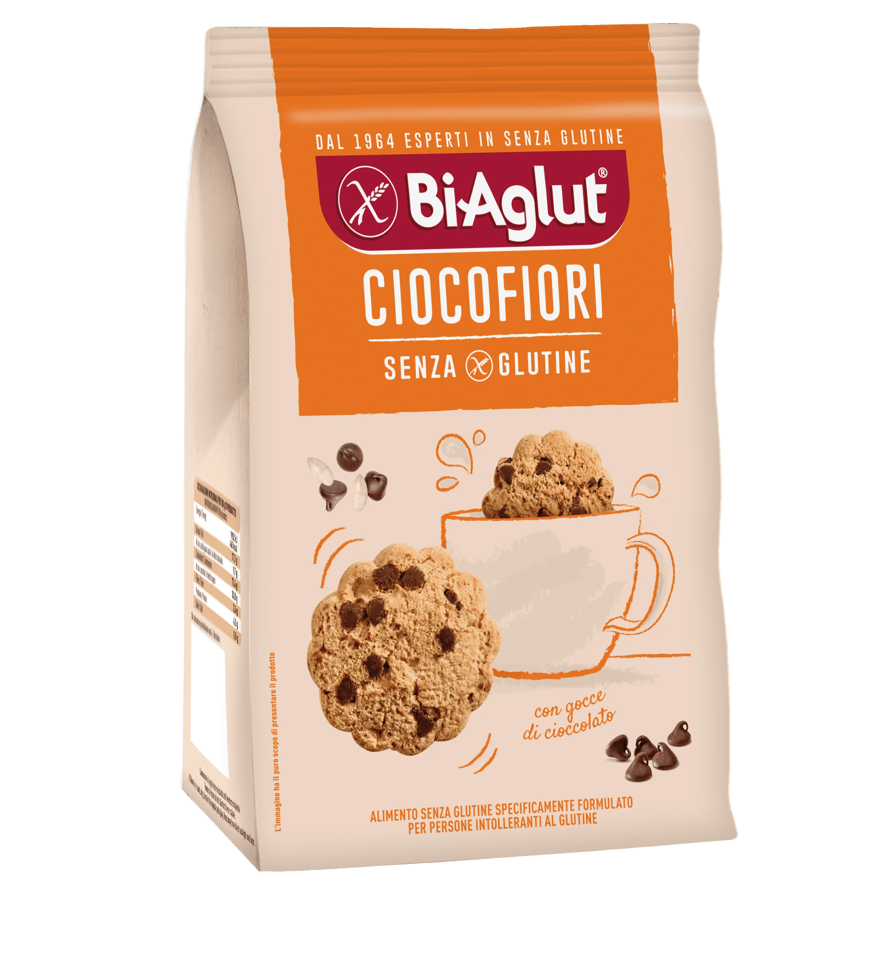 Biaglut Cioco Fiori Biscotti Senza Glutine 200 g Da Portare Sempre con Te