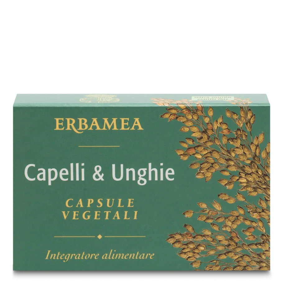Erbamea Capelli & Unghie 24 Capsule Vegetali