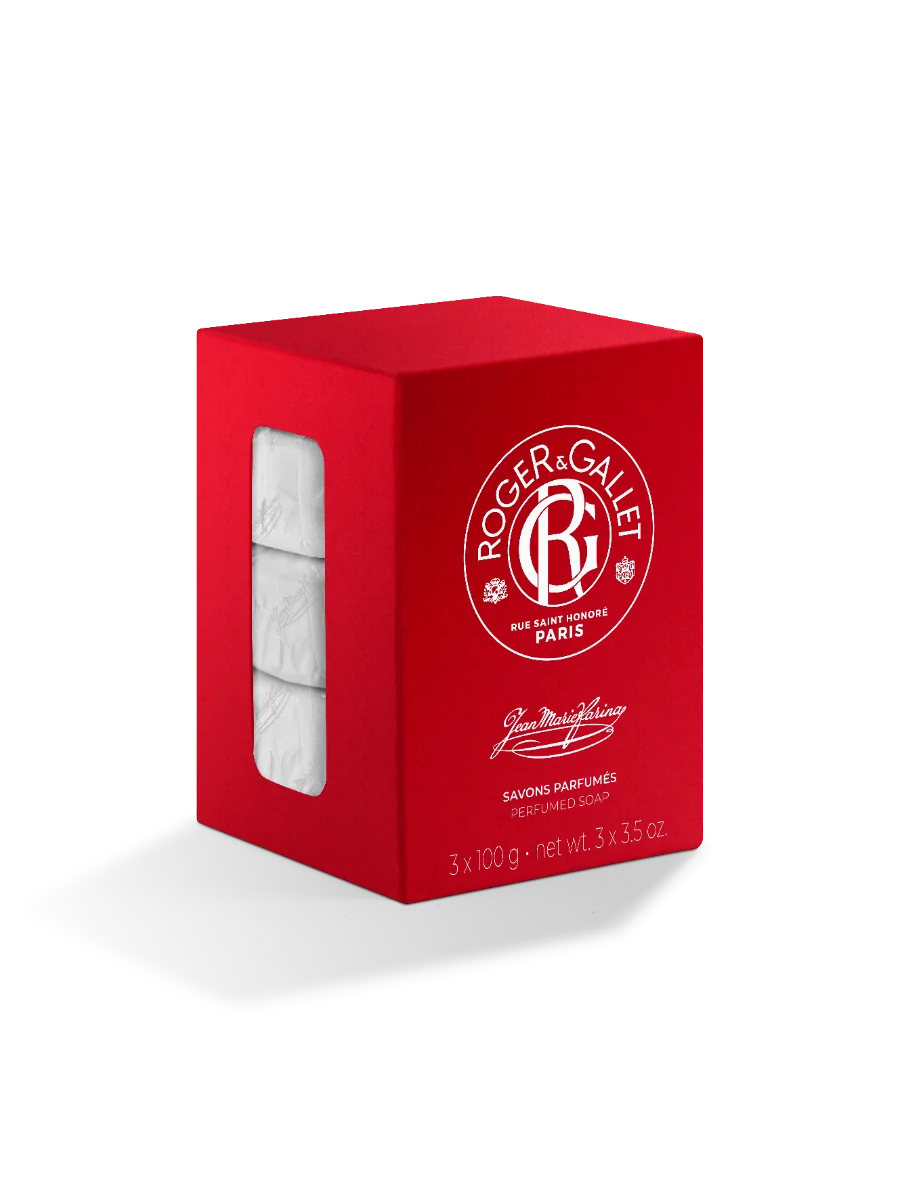 R&G Jean Marie Farina Box Saponetta 3 Pezzi 100 g Detersione viso e corpo