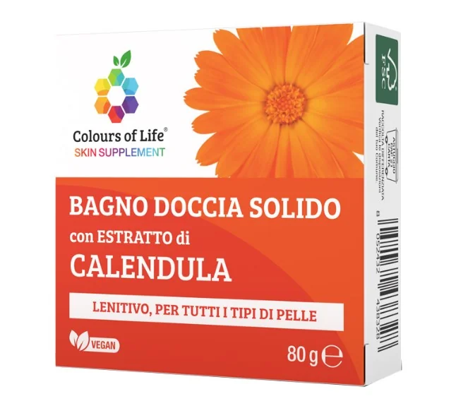 Bagnodoccia Solido Calendula da 80 Gr ad azione lenitiva
