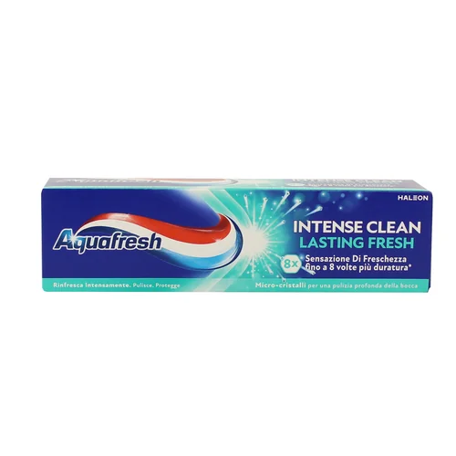 Dentifricio Aquafresh Intense Clean 75ml Pulizia Profonda e Freschezza Lunga Durata