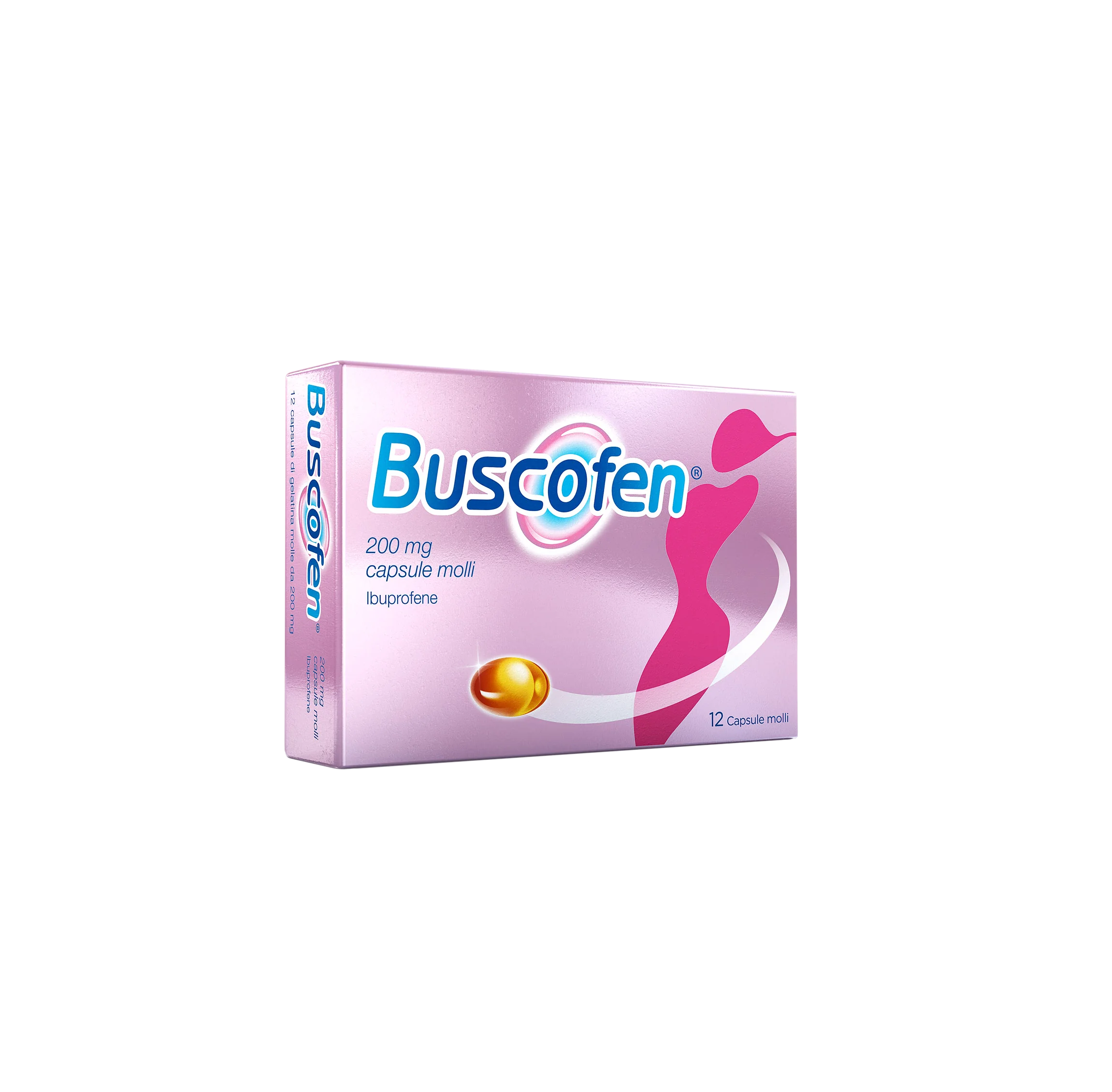 Buscofen 200 mg Ibuprofene 12 Capsule Molli Analgesico