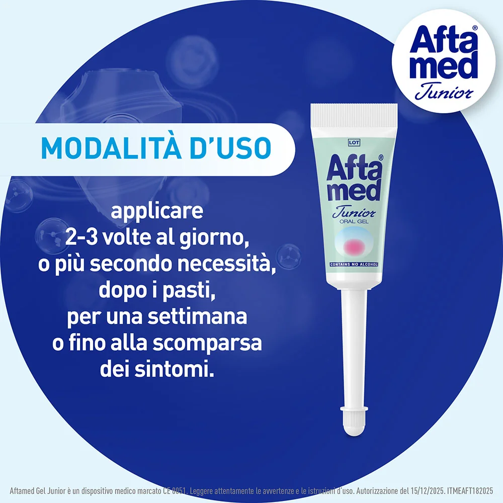 Aftamed Junior Gel 10Ml con Acido Ialuronico