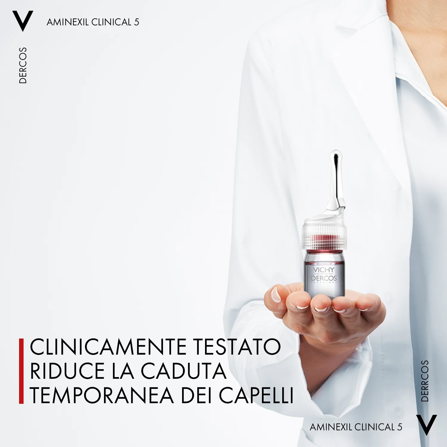 Vichy Dercos Aminexil Uomo 12 Fiale x 6 Ml Anticaduta capelli