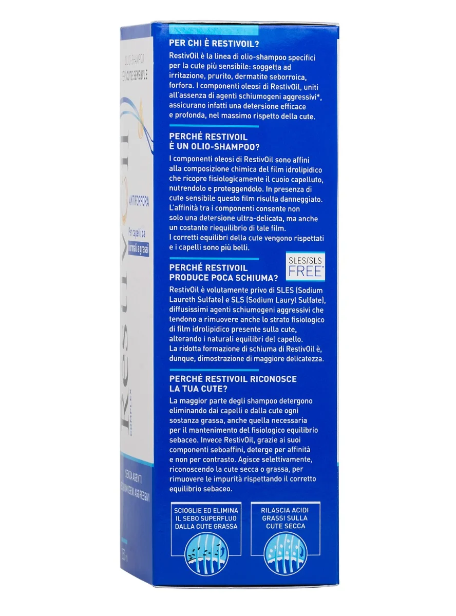 Restivoil OlioShampoo Complex 250 ml Trattamento Anti-Forfora