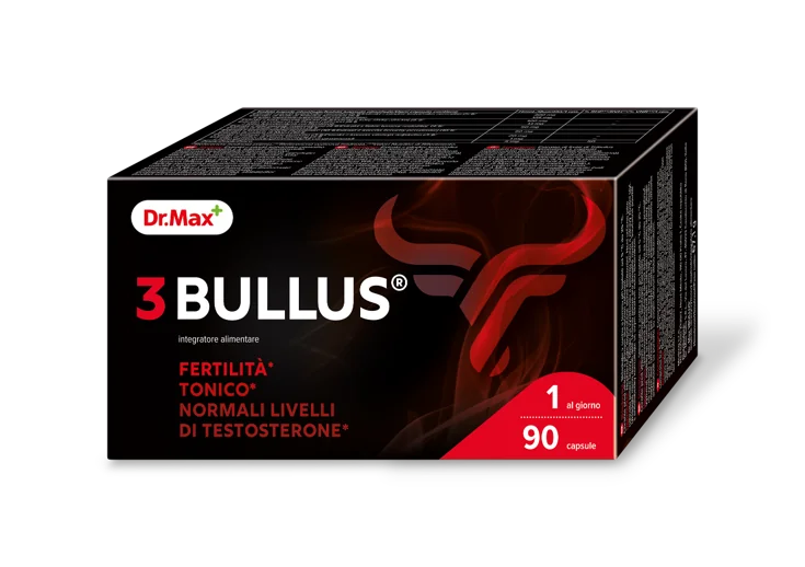Dr. Max 3Bullus 90 Cps Tonico per il Testosterone