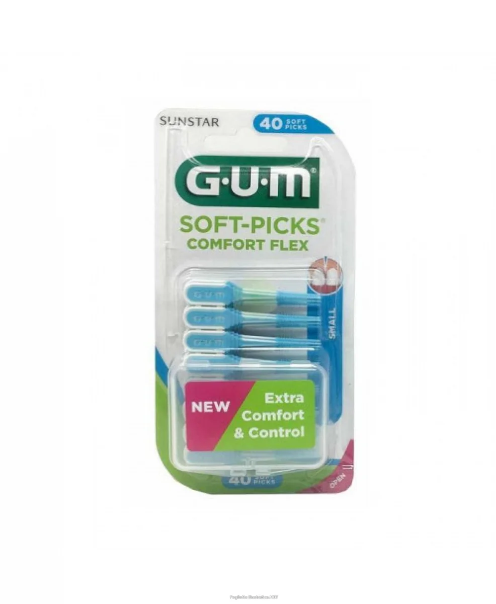 Gum Comfort Flex Small Scovolino 40 Pezzi