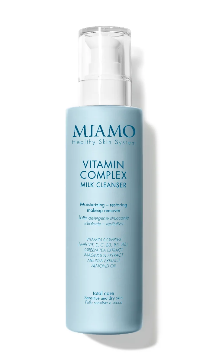 Miamo Total Care Vitamin Complex Milk Cleanser 250 ml Latte Detergente Struccante Nutriente Idratante Restitutivo