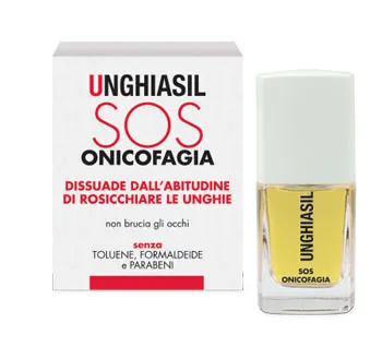 Unghiasil SOS Onicofagia Smalto Anti-Rosicchiamento Unghie 12 ml