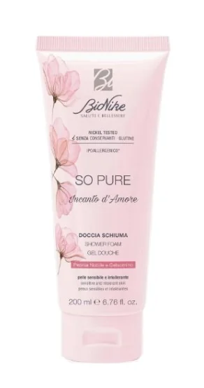 Bionike So Pure Incanto Amore Doccia Schiuma 200 ml Peonia e Gelsomino