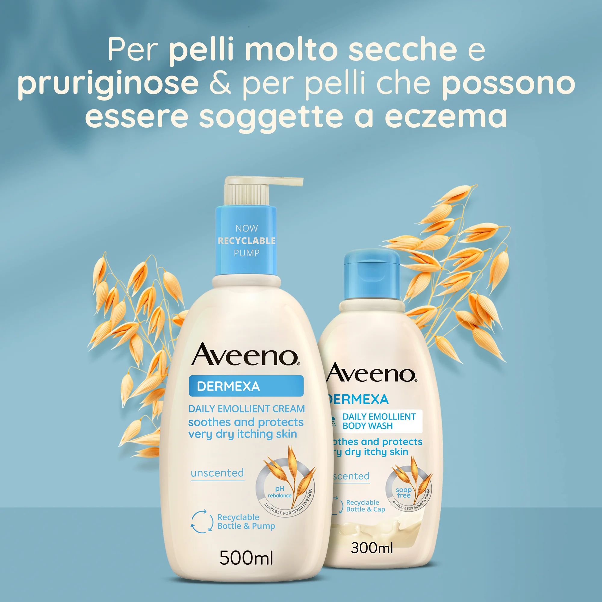 Aveeno Dermexa Bagno Doccia 300 ml Emolliente