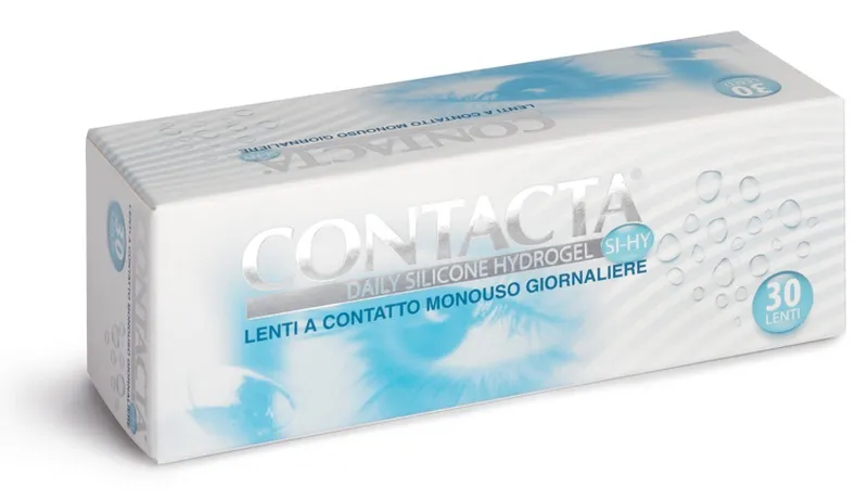 Contacta Daily Lens Silicone Hydrogel Lenti Monouso Giornaliere per la Miopia Diottria -1,75 30 lenti