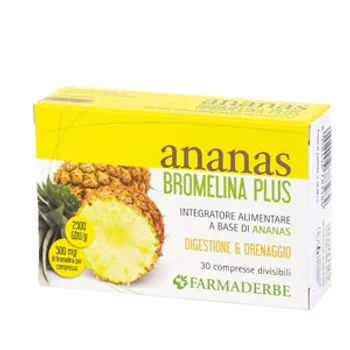 Ananas Bromelina Plus 30 Compresse 