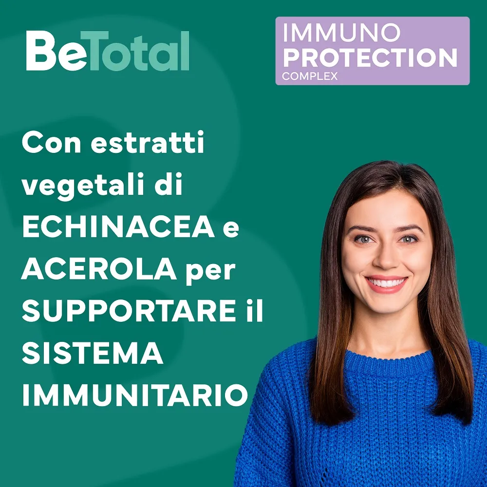 Be-Total Immuno Protection 14 Bustine Integratore Alimentare Difese Immunitarie Vitamina B Zinco