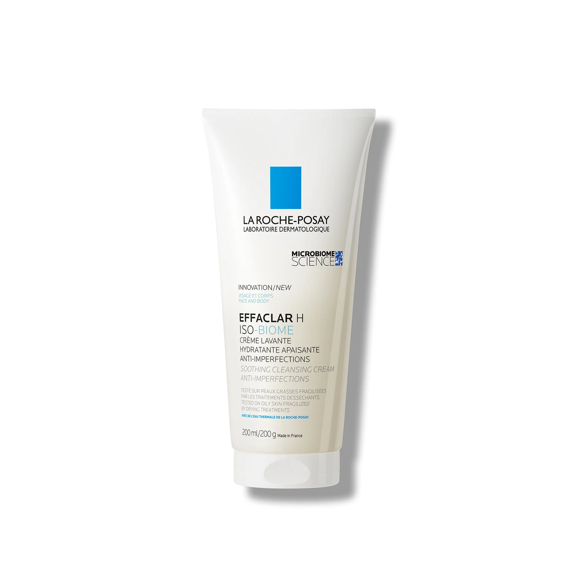 La Roche Posay Effaclar H Iso Biome Crema Lavante 200 ml Detergente Viso Pelle Grassa A Tendenza Acneica