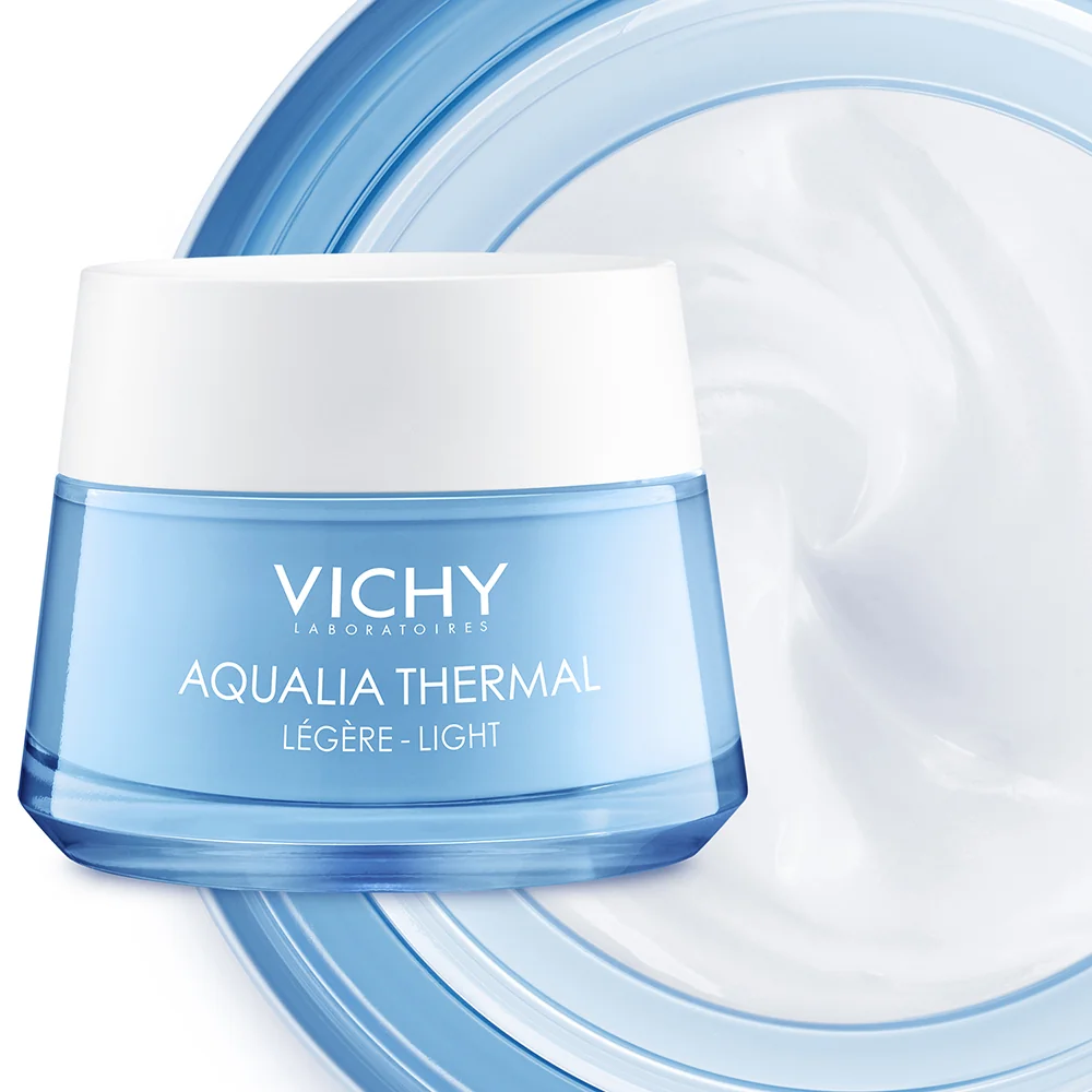 Vichy Aqualia Thermale Crema Viso Leggera 50 ml Idratante con Acido Ialuronico