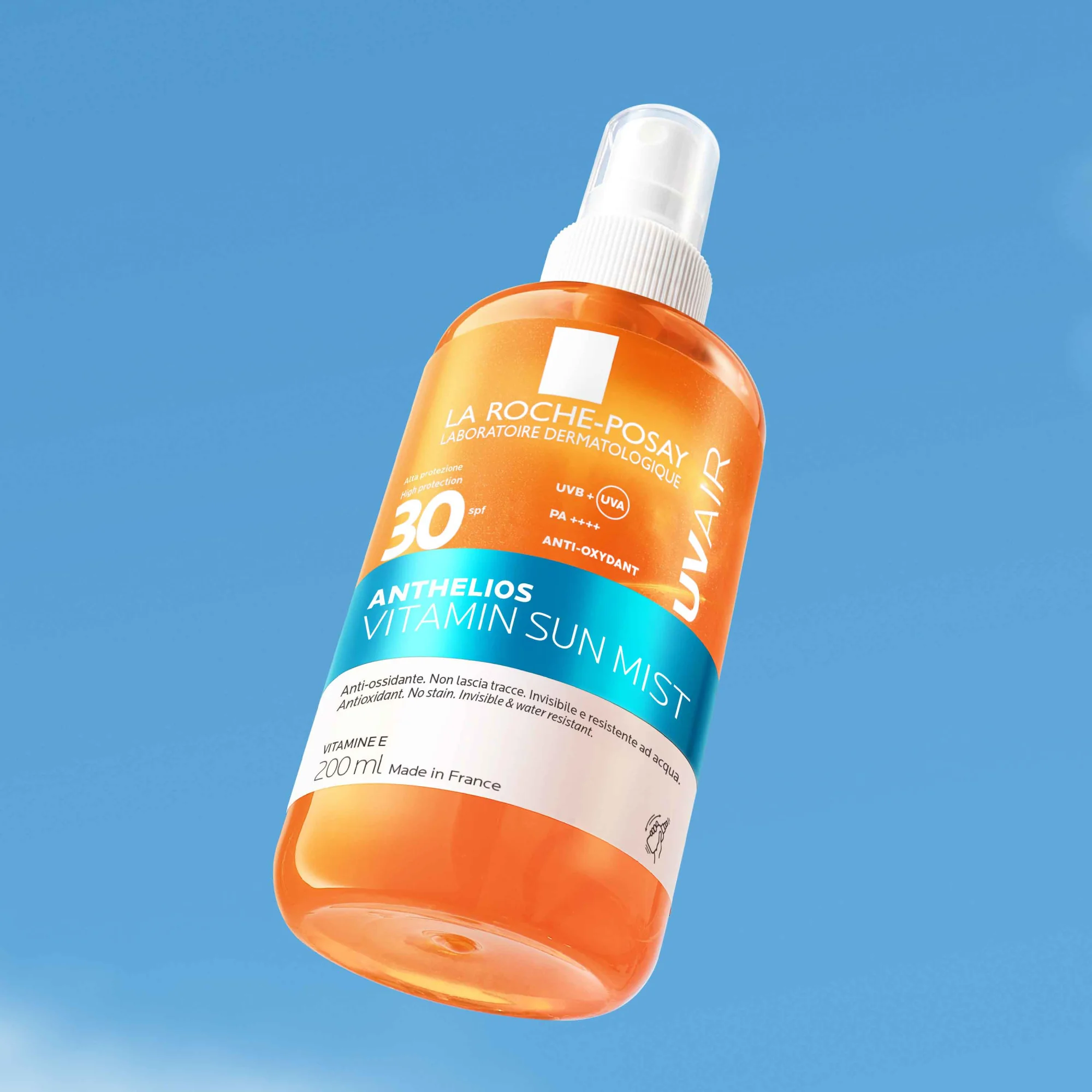 La Roche-Posay Anthelios UVAir Vitamin Sun Mist SPF30+ 200 ml Spray solare viso e corpo