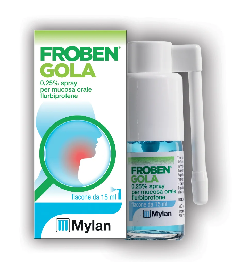 Froben Gola Nebulizzatore 15 ml 0,25% Flurbiprofene