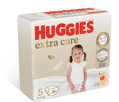 Huggies Extra Care Grande Misura 5 28 Pezzi Pannolini ipoallergenici