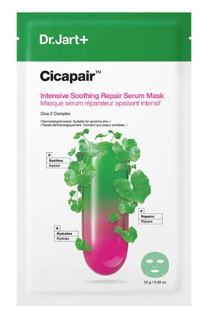 Dr.Jart+ Cicapair Intensive Soothing Repair Serum Mask 25 g Maschera lenitiva intensiva