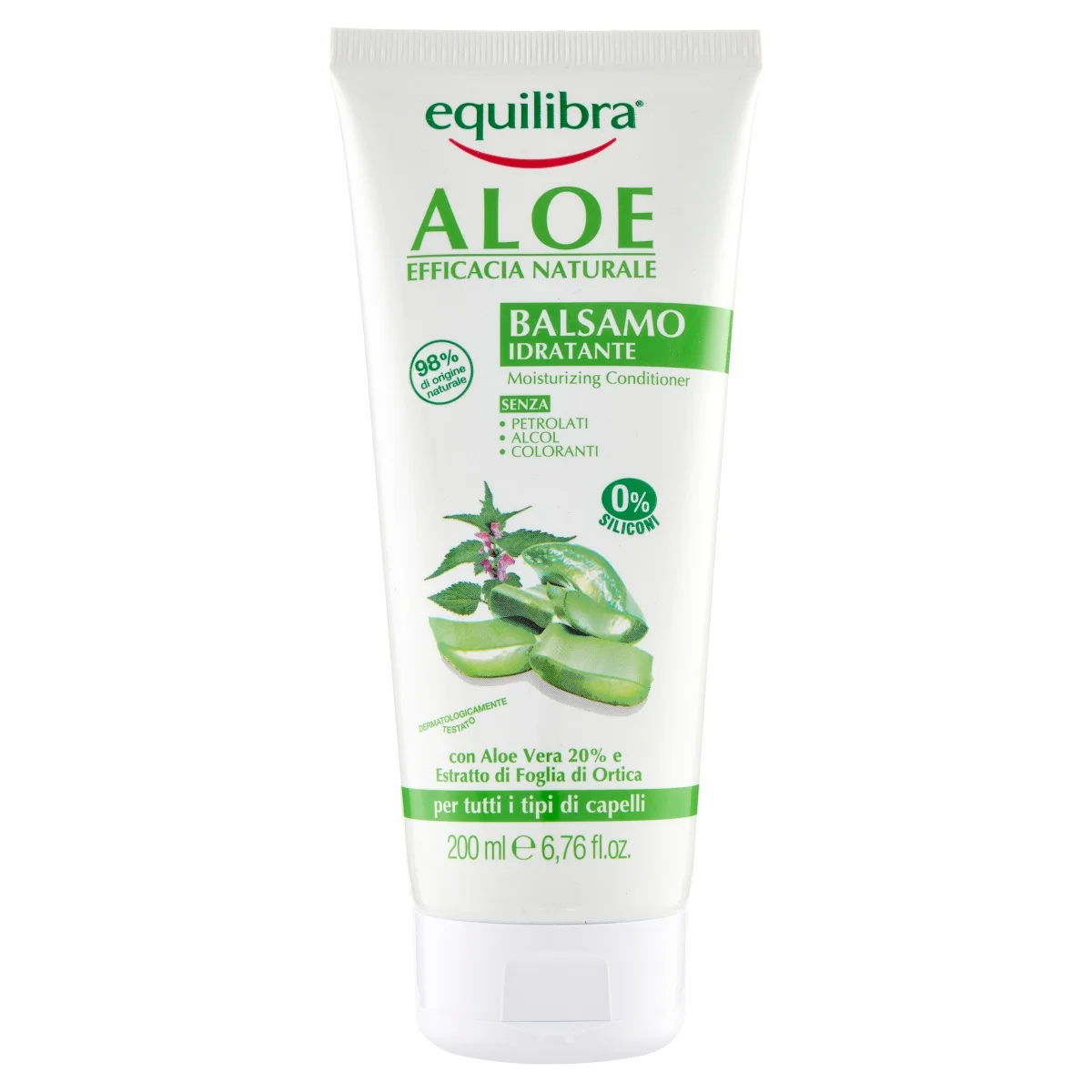 Equilibra Aloe Balsamo Idratante 200 Ml Ristruttura i Capelli