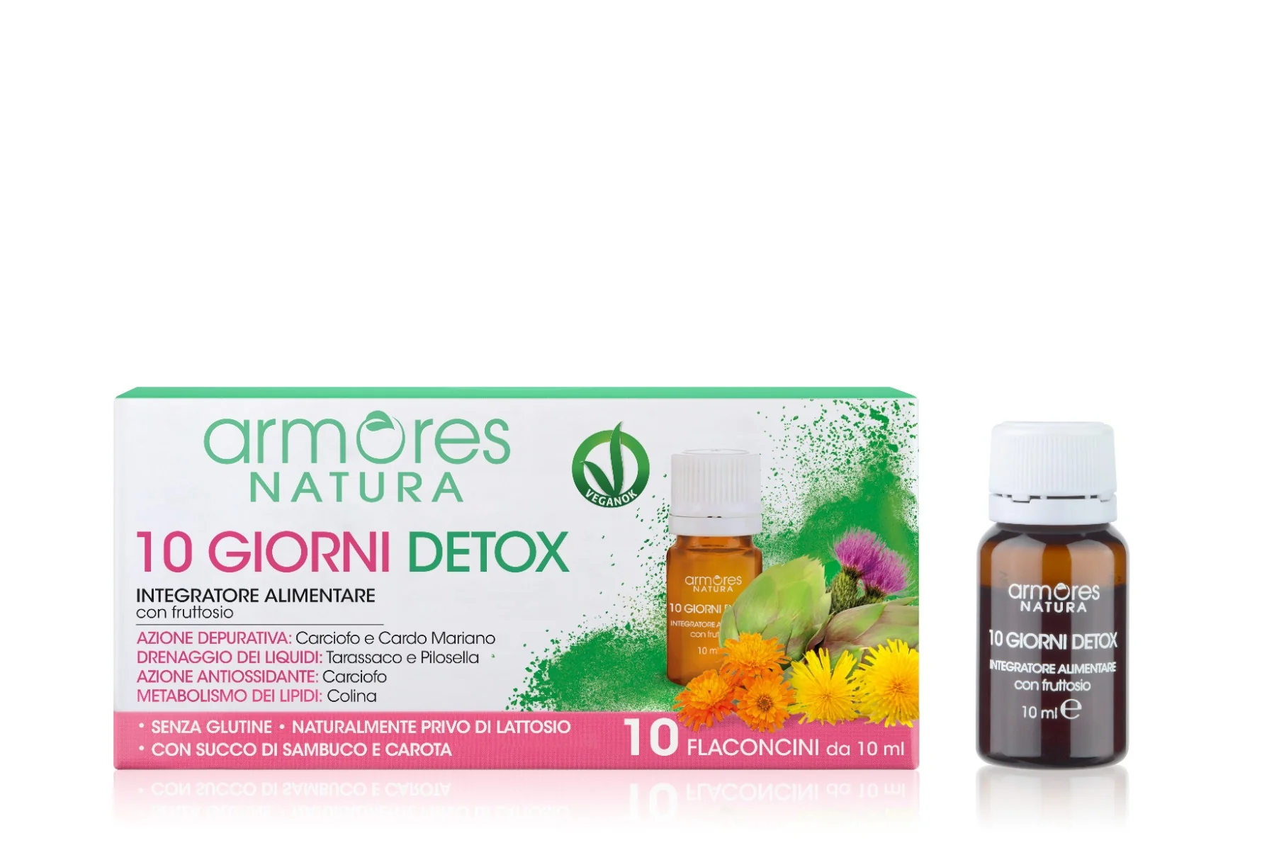 Armores Natura 10 Giorni Detox 100 ml Formula Vegana